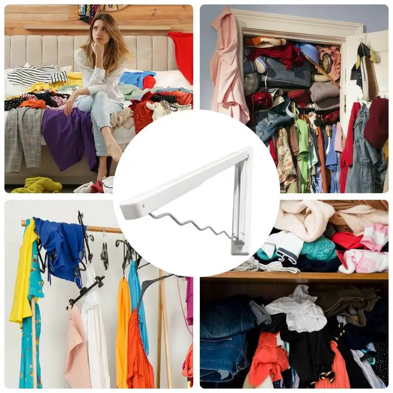 Folding Clothes Hanger House Heroes