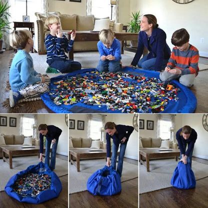 Play-and-Go Toy Sack Blanket House Heroes